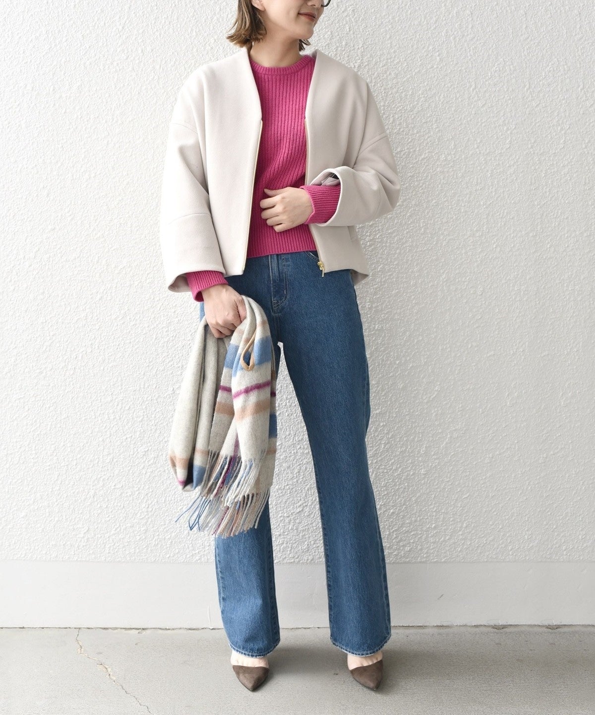 〈手洗い可能〉コクーンジップブルゾン 22FW