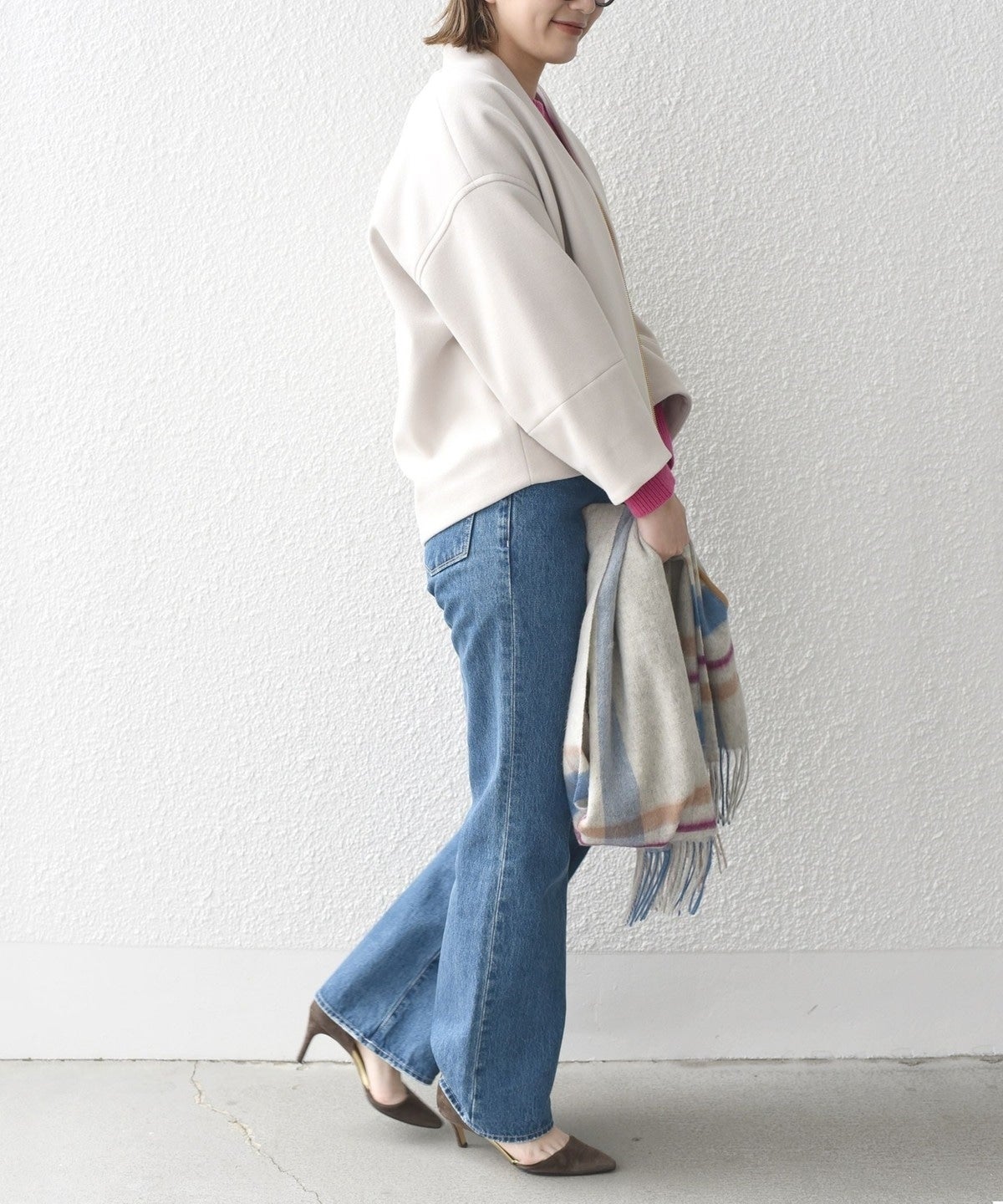 〈手洗い可能〉コクーンジップブルゾン 22FW