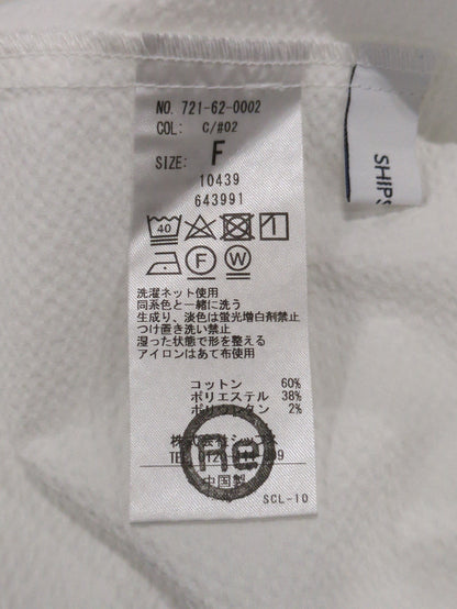 SHIPS any:〈洗濯機可能〉ミニ サッカー ティアード ブラウス 23SS