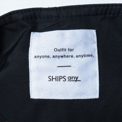 SHIPS any:〈撥水〉ノーカラー テント モッズ コート