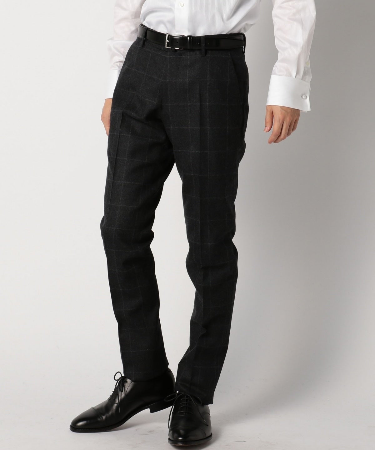 SD: ライトサキソニー ウィンドウペン ノープリーツパンツ