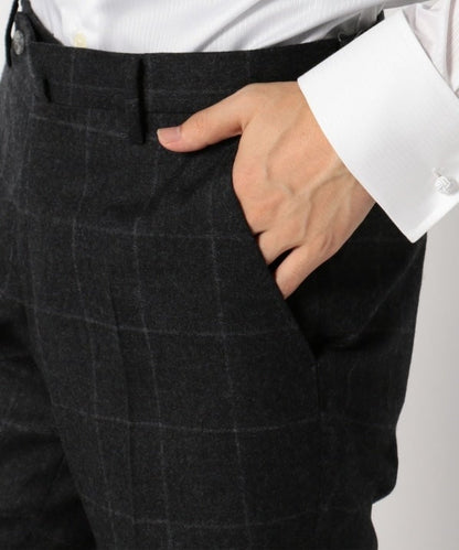 SD: ライトサキソニー ウィンドウペン ノープリーツパンツ