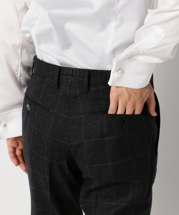 SD: ライトサキソニー ウィンドウペン ノープリーツパンツ