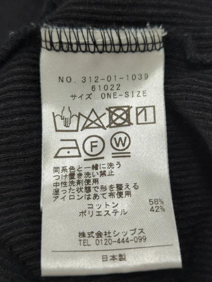 〈手洗い可能〉クレーピーナチュラルリブタートルネック