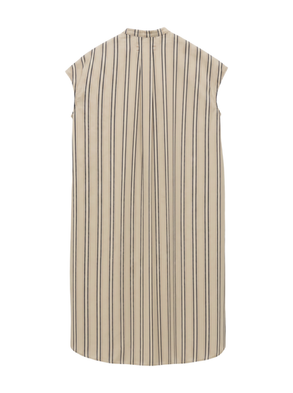 UNFIL:CTN TWILL SLEEVELESS OP
