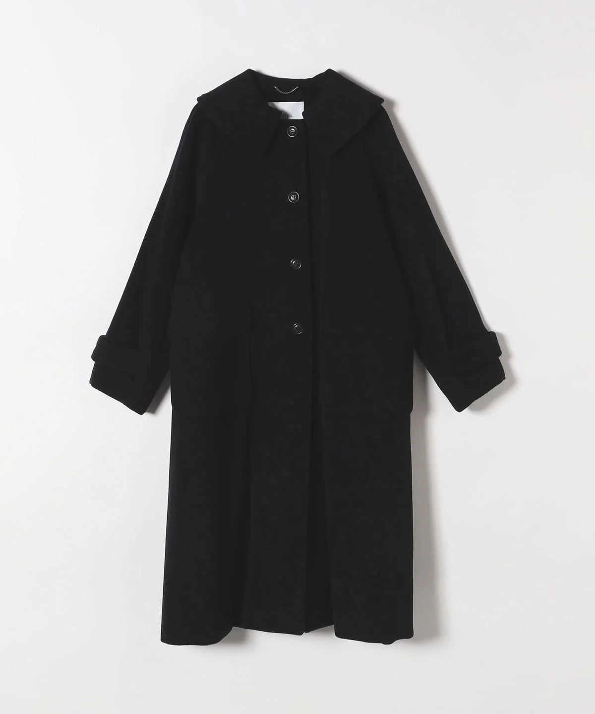 SHIPS any: PONTETORTO フラットカラー ロング コート