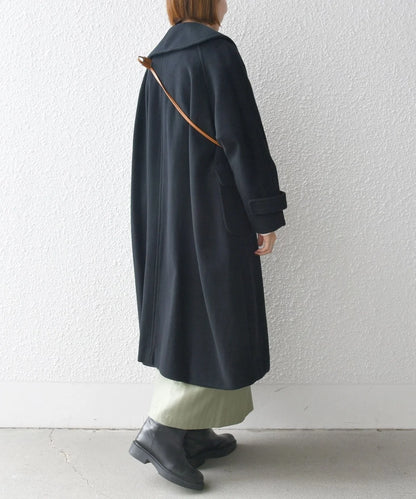 SHIPS any: PONTETORTO フラットカラー ロング コート