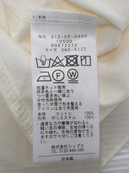 〈手洗い可能〉シアー コンビ プルオーバー ロング スリーブ