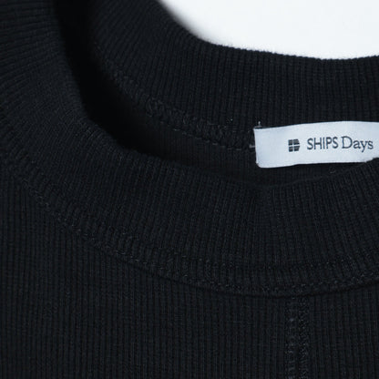 SHIPS Days:〈手洗い可能〉アメリカンスリーブ リブ ワンピース