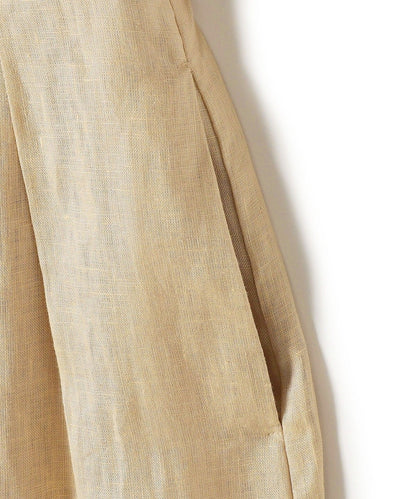 〈手洗い可能〉NORTHERN LINEN2タックワンピース
