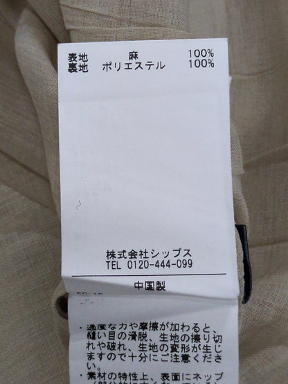 〈手洗い可能〉NORTHERN LINEN2タックワンピース