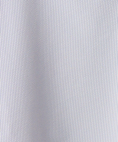 SHIPS: COOLMAX(R) シアサッカー ストライプ クルーネック Tシャツ
