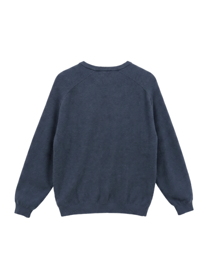 BATONER: FLEECE WOOL V-NECK KNIT