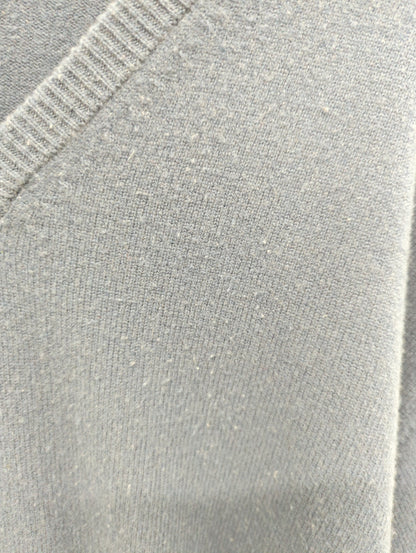 BATONER: FLEECE WOOL V-NECK KNIT