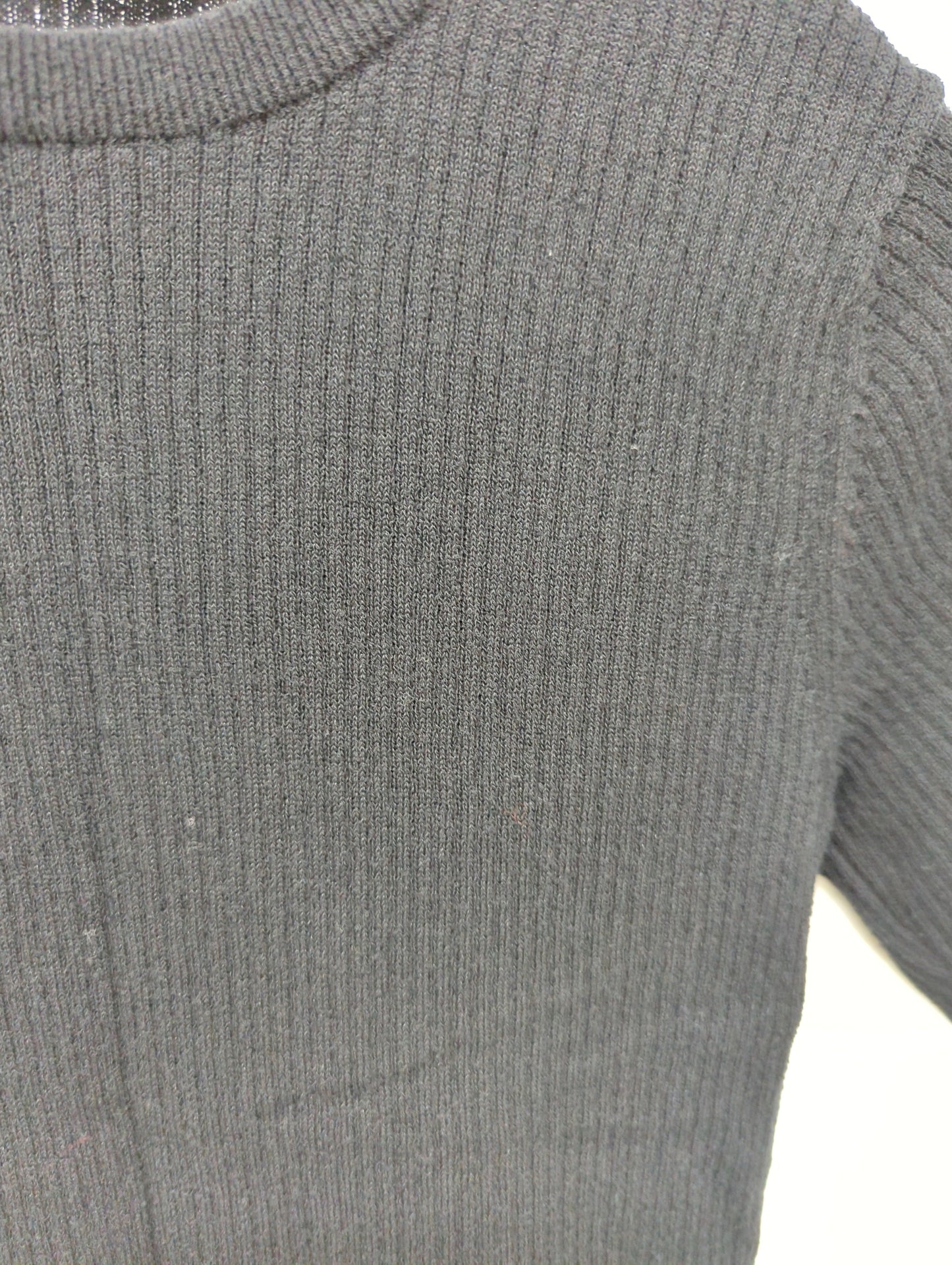 〈手洗い可能〉コットン ナイロン リブ ニット TEE