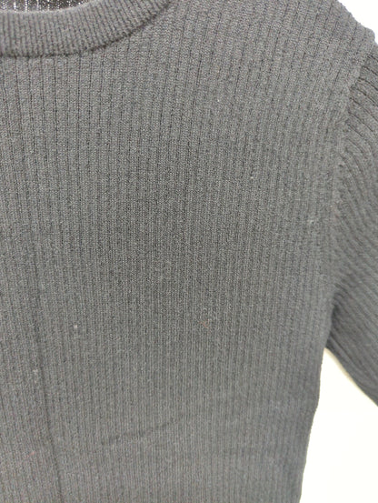 〈手洗い可能〉コットン ナイロン リブ ニット TEE