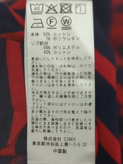 SHIPS NINE CASE:〈洗濯機可能〉プリント リンガー TEE