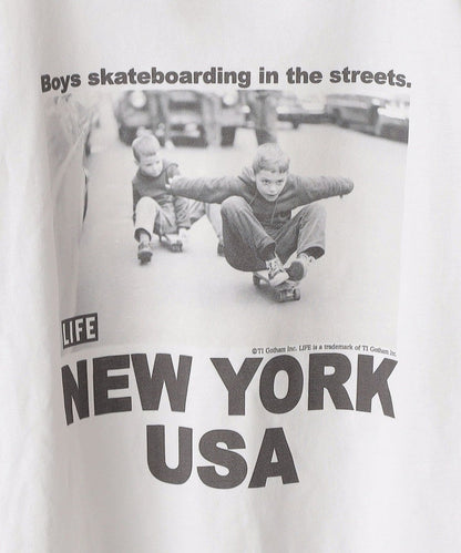 SHIPS: LIFE MAGAZINE フォトプリント Tシャツ