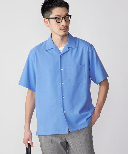 SHIPS: MADE IN JAPAN ドライタッチ オープンカラーシャツ 23SS