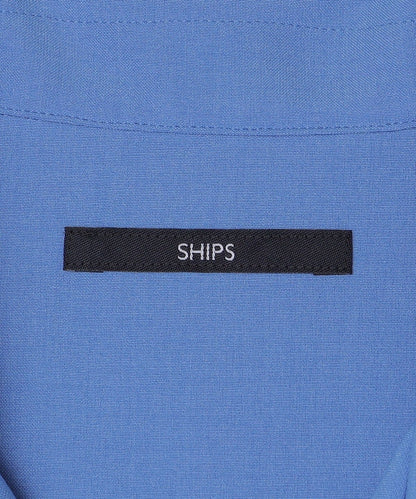 SHIPS: MADE IN JAPAN ドライタッチ オープンカラーシャツ 23SS