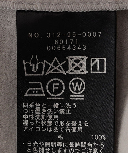 SHIPS Primary Navy Label:〈手洗い可能〉ウール ジャージー オーバー ベスト