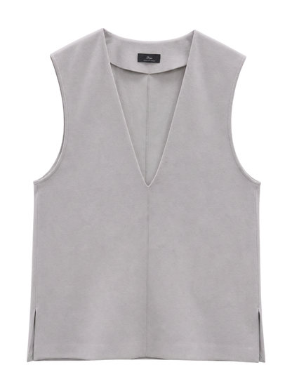SHIPS Primary Navy Label:〈手洗い可能〉ウール ジャージー オーバー ベスト