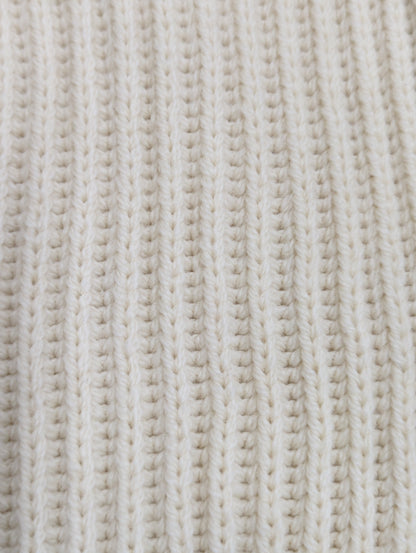 OLDDERBY KNITWEAR:リブ ジップ プルオーバー