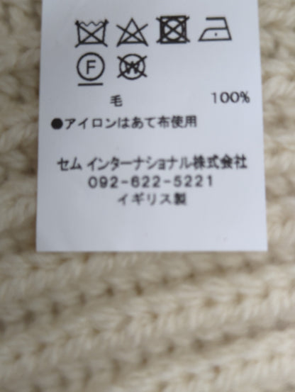 OLDDERBY KNITWEAR:リブ ジップ プルオーバー