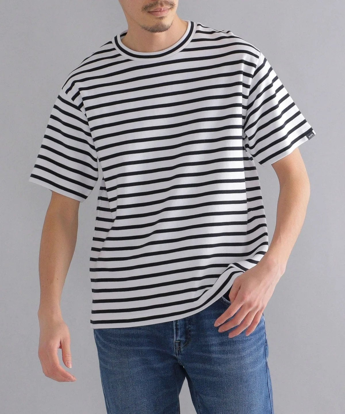 SHIPS: ミラノリブ クルーネック プルオーバー Tシャツ 22SS