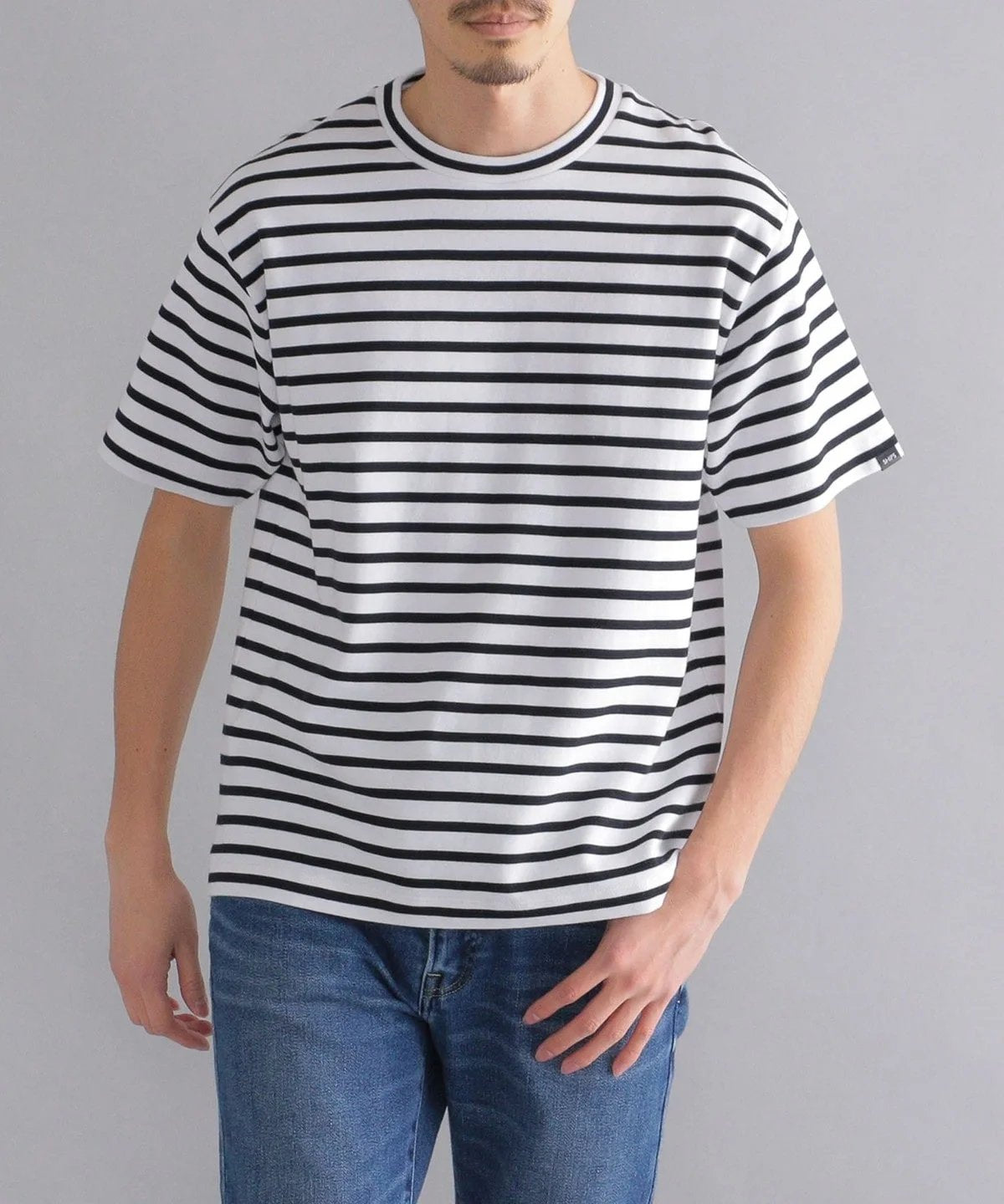 SHIPS: ミラノリブ クルーネック プルオーバー Tシャツ 22SS