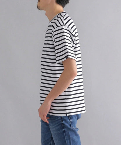SHIPS: ミラノリブ クルーネック プルオーバー Tシャツ 22SS