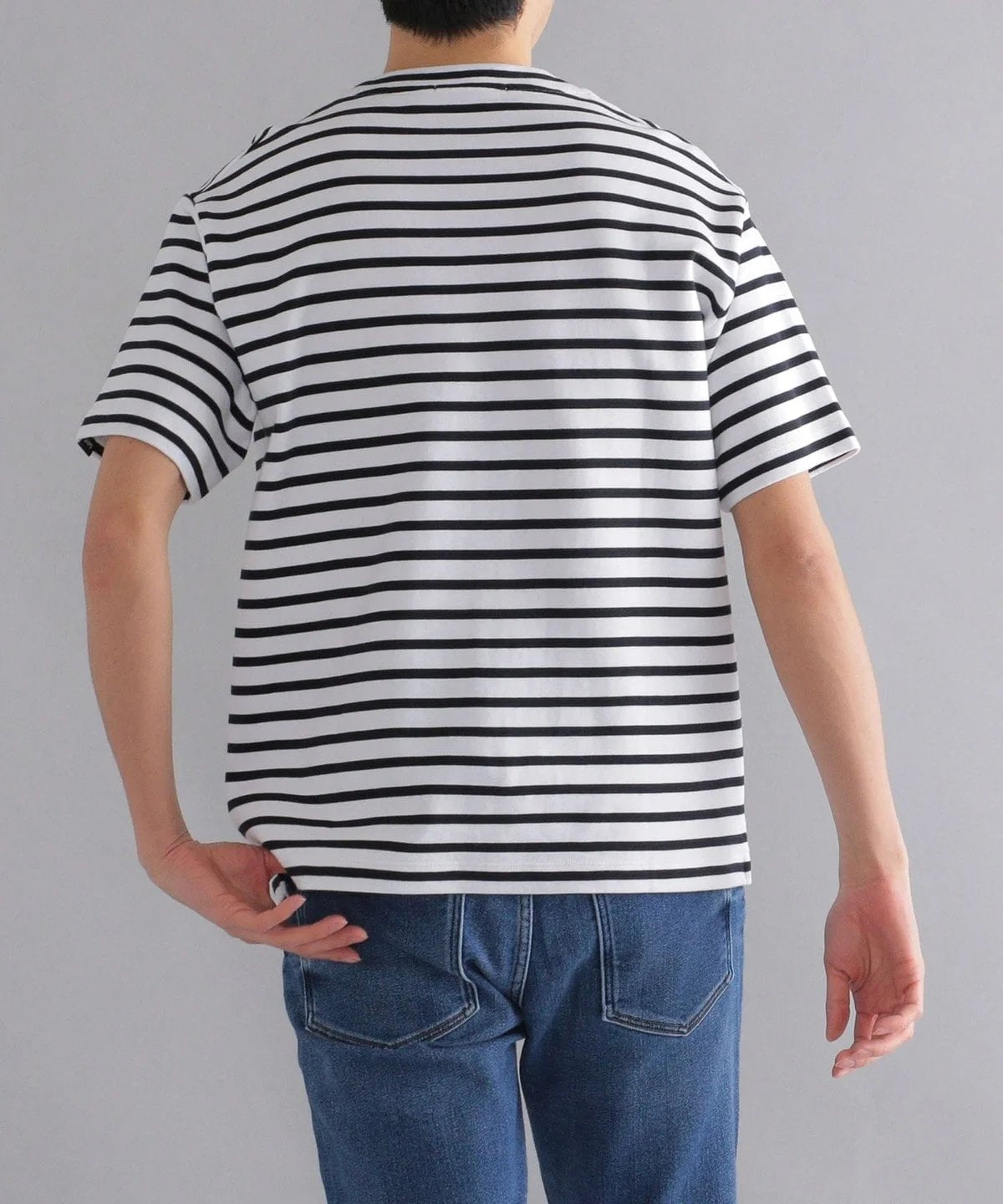 SHIPS: ミラノリブ クルーネック プルオーバー Tシャツ 22SS