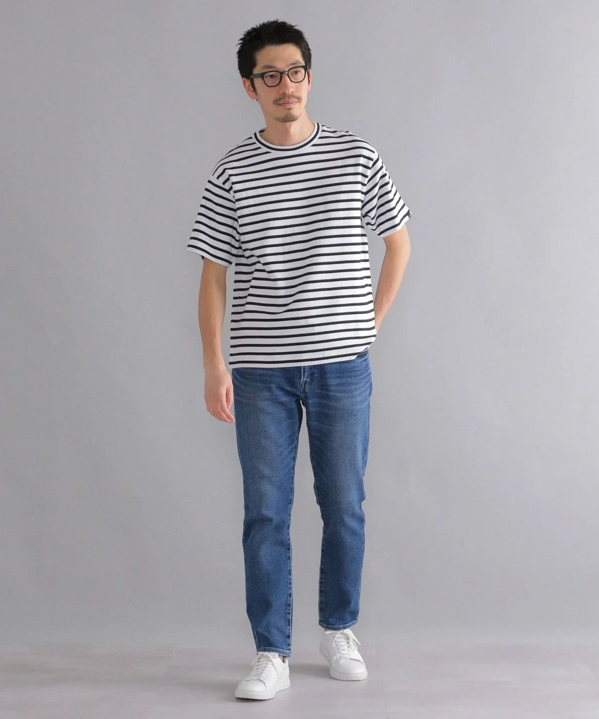 SHIPS: ミラノリブ クルーネック プルオーバー Tシャツ 22SS