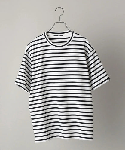 SHIPS: ミラノリブ クルーネック プルオーバー Tシャツ 22SS