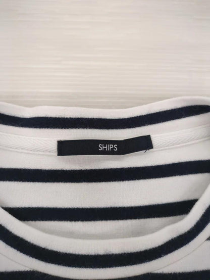 SHIPS: ミラノリブ クルーネック プルオーバー Tシャツ 22SS