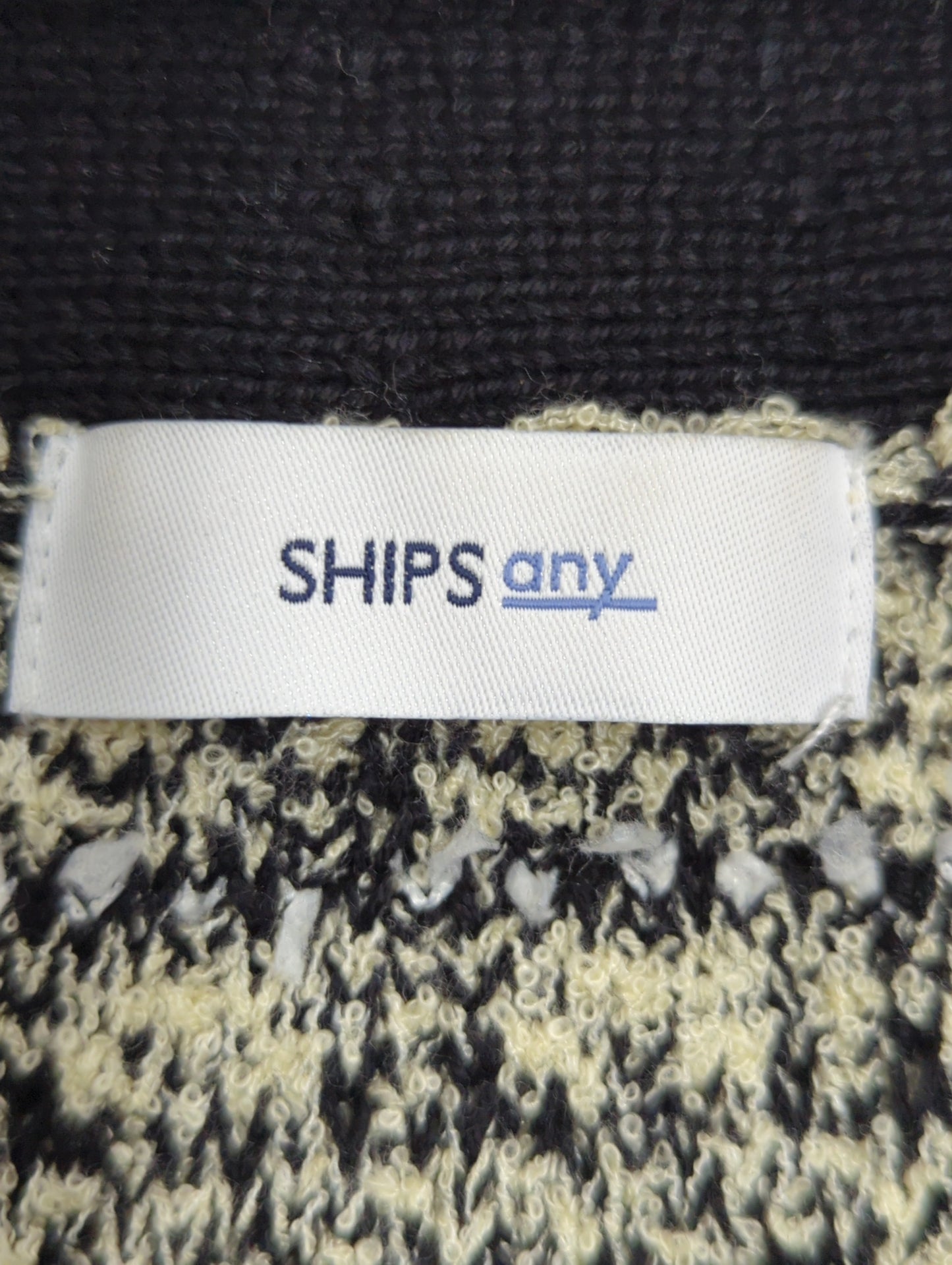 SHIPS any: ツイーディー ニット カーディガン ジャケット
