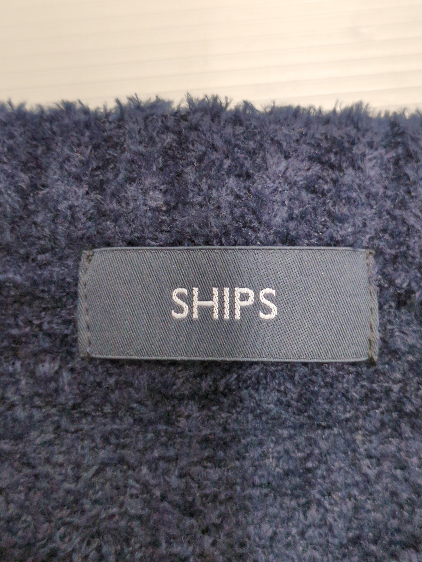 SHIPS:〈手洗い可能〉メランジ モール クルーネック ニット