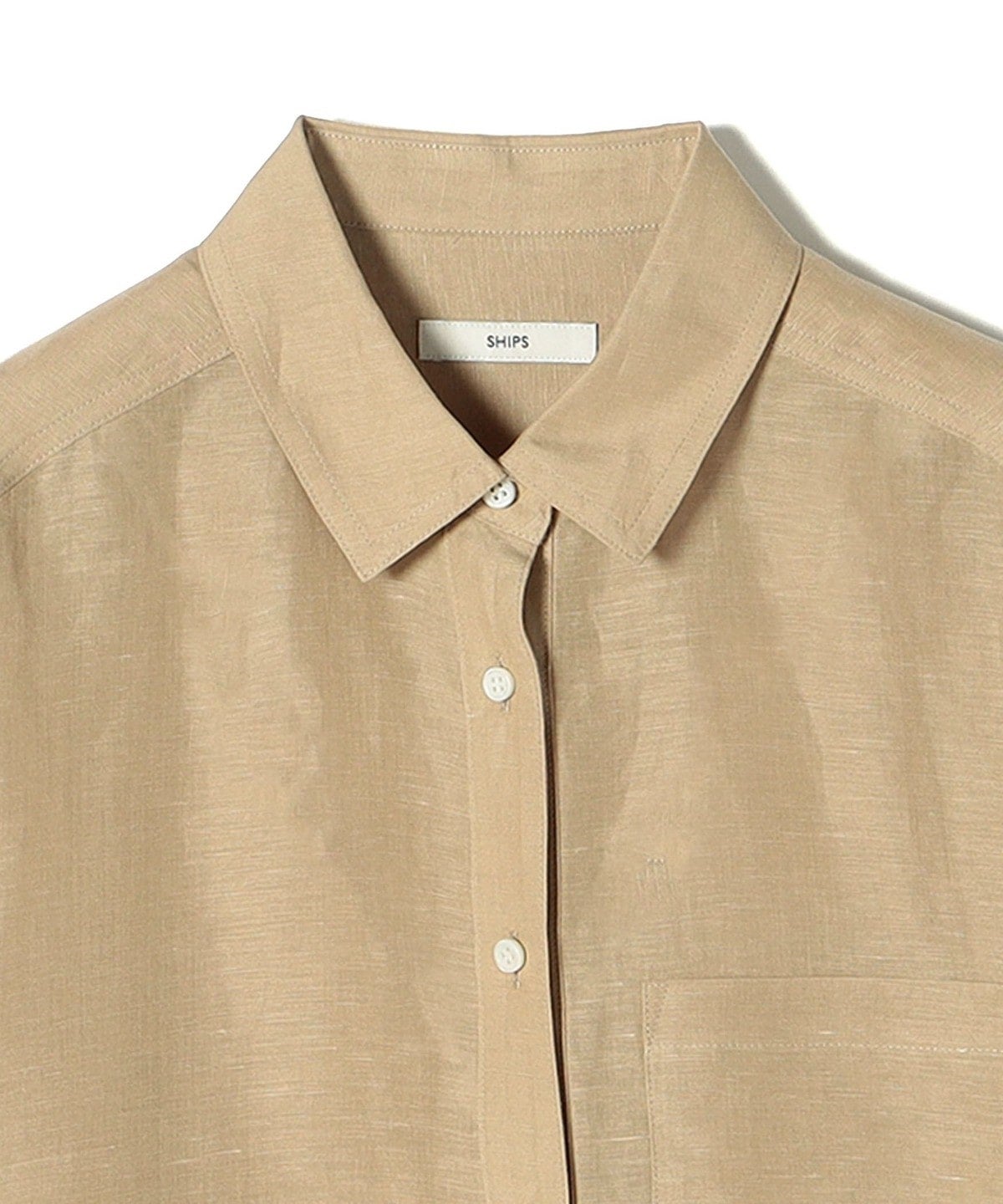 【一部WEB限定】〈手洗い可能〉IMPERIAL LINEN オーバー シャツ