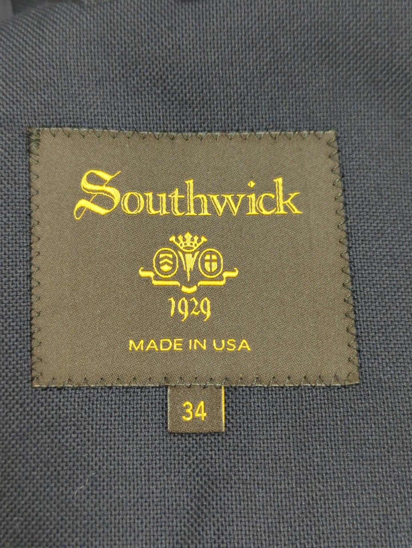 Southwick: PAXTON ウール ネイビー ダブルブレザー