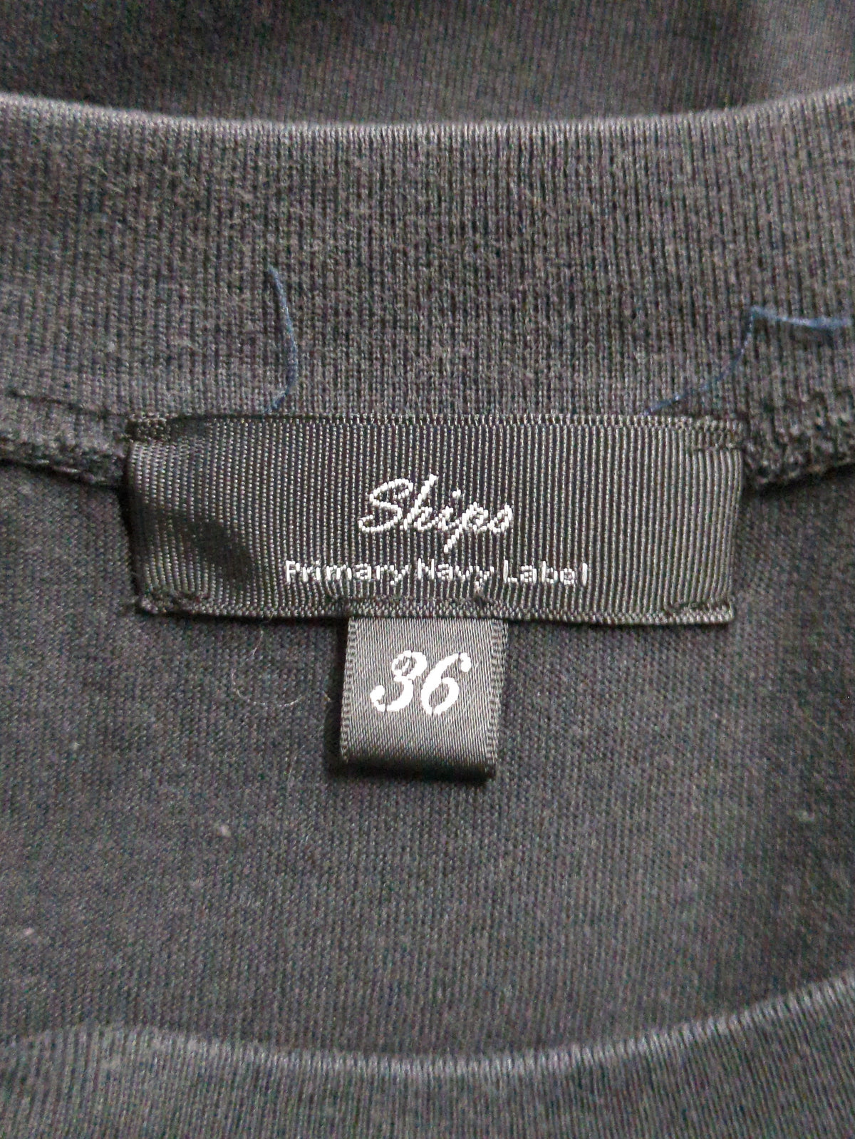 PrimaryNavyLabel:スビンコットン フレンチスリーブプルオーバー