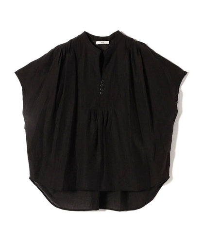 【WEB限定】〈洗濯機可能〉シアー ストライプ ギャザー ブラウス