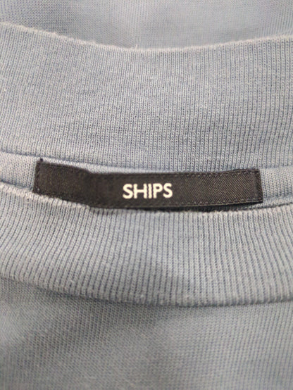 【WEB限定】SHIPS: 形態安定 防シワ加工 テレワーク ビズ Vネック Tシャツ (ロンT) 21FW