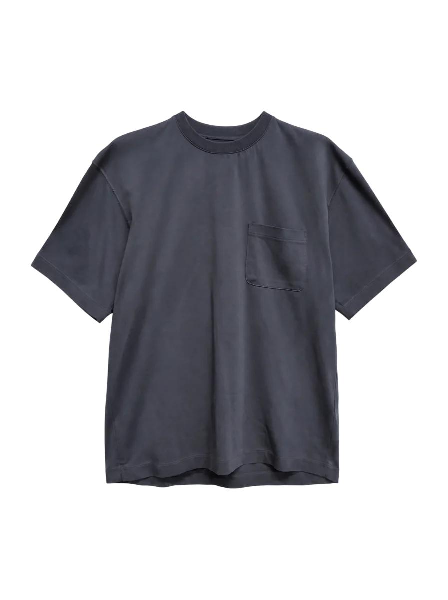 SHIPS: コットン ポンチ クルーネック Tシャツ
