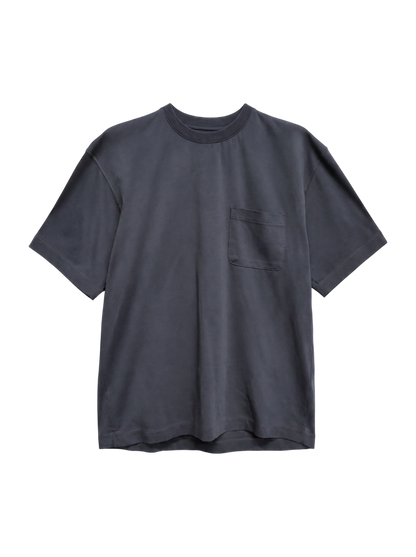 SHIPS: コットン ポンチ クルーネック Tシャツ