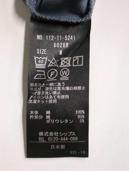 SHIPS: コットン ポンチ クルーネック Tシャツ