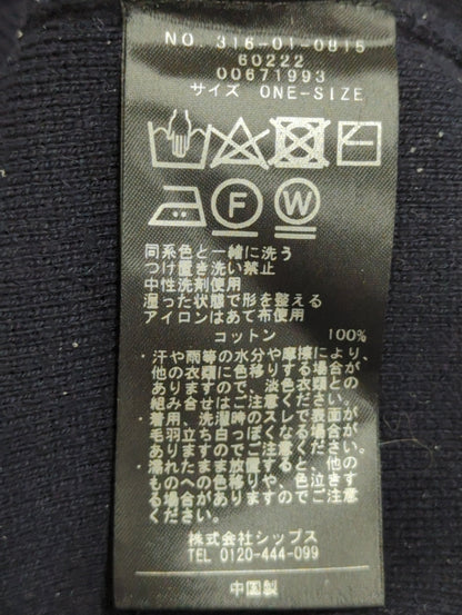 〈手洗い可能〉ロゴ ワッペン ロング スリーブ プルオーバー