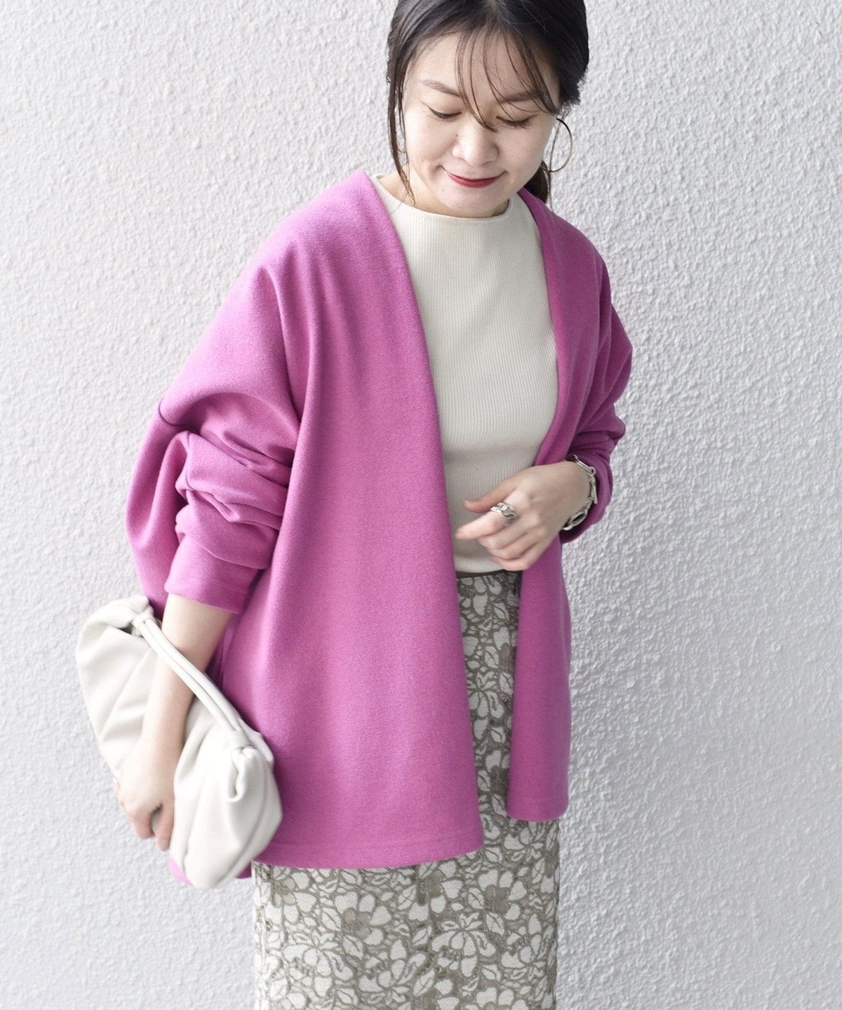 〈手洗い可能〉 ダブルフェイス ショート 羽織り