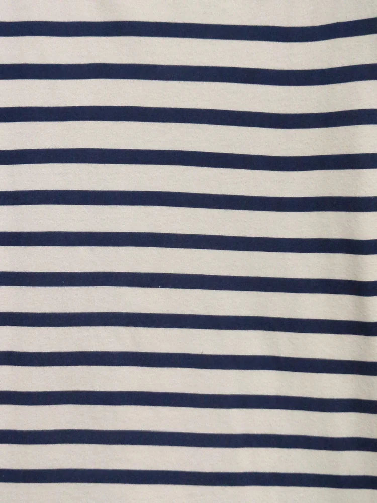 SHIPS KIDS:ボーダー ボートネック TEE(145〜160cm)