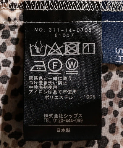 DEOFACTERプリントブラウス