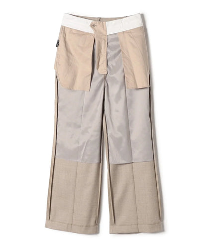 SHIPS Primary Navy Label:〈手洗い可能〉マーベルト パンツ